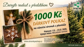 Dárkový poukaz 1000 Kč
